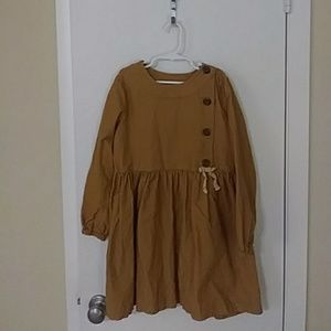 Hanna Andersson Corduroy Dress girl size 130/8